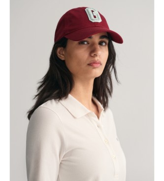 Gant Polo en piqué à manches longues Shield blanc cassé