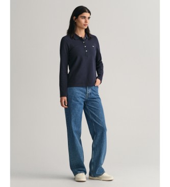 Gant Polo Shield bleu marine
