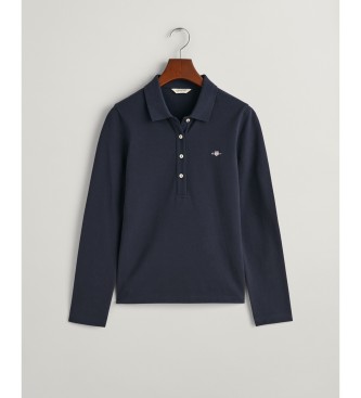 Gant Polo Shield bleu marine