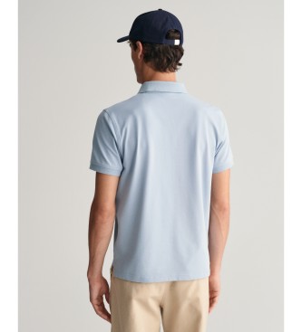 Gant Kontrastna modra polo majica piqué