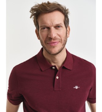 Gant Polo Shield burgundy