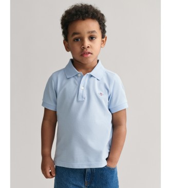 Gant Polo in piqu con scudo blu