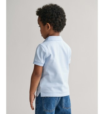 Gant Polo piquant Shield bleu