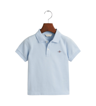 Gant Polo piquant Shield bleu