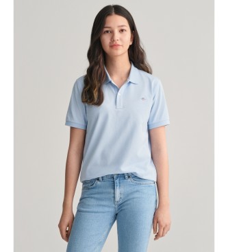 Gant Shield Teens Polo en piqu bleu