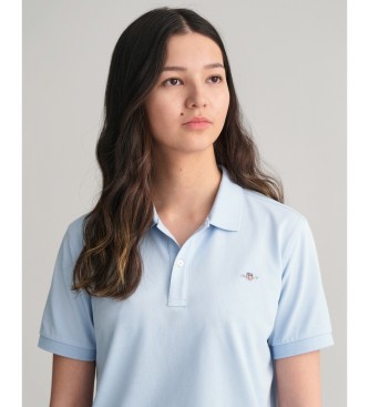 Gant Shield Teens Polo en piqu bleu