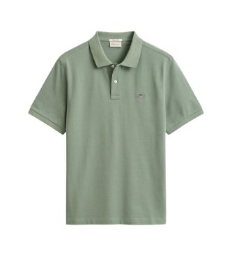 Gant Klassieke polo met regular fit, groen