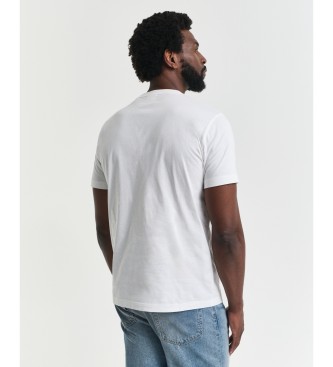 Gant Camiseta grfica blanco