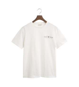 Gant Camiseta grfica blanco