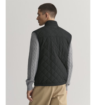 Gant Windcheater quilted waistcoat black