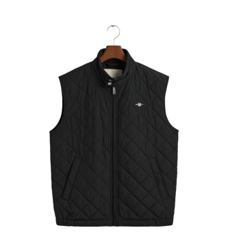 Gant Windcheater quiltet vest sort