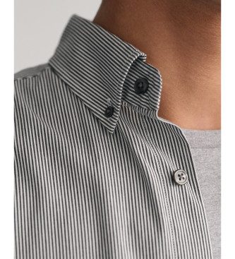 Gant Chemise en popeline coupe rgulire Banker Stripe noir