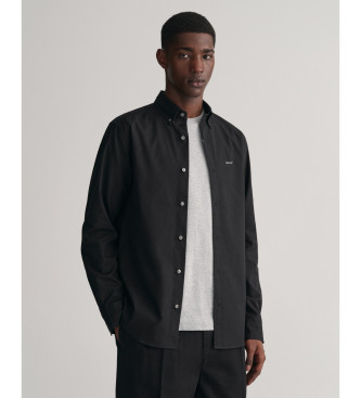 Gant Pinpoint Regular Fit Oxford Shirt black