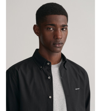 Gant Pinpoint Regular Fit Oxford Shirt black