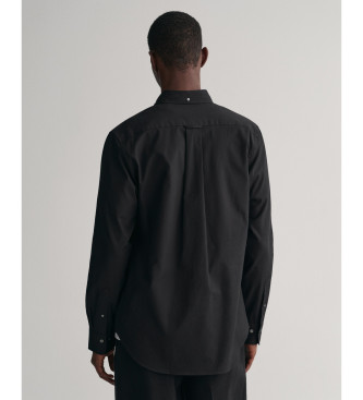 Gant Pinpoint Regular Fit Oxford Shirt black