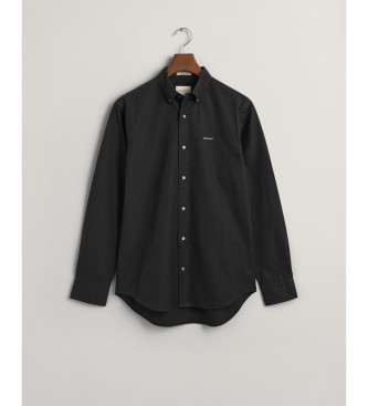Gant Pinpoint Regular Fit Oxford Shirt black