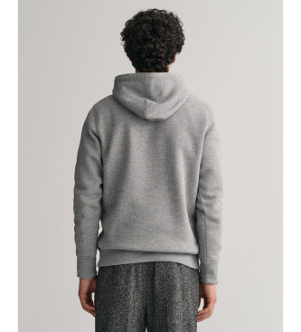 Gant Archive Shield Hoodie Gris moyen