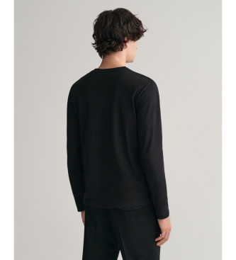 Gant Camiseta Medium Archive Shield negro