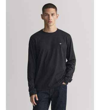 Gant Shield long sleeve t-shirt black