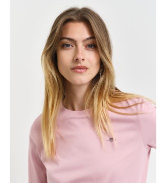 Gant Shield lngrmad t-shirt rosa