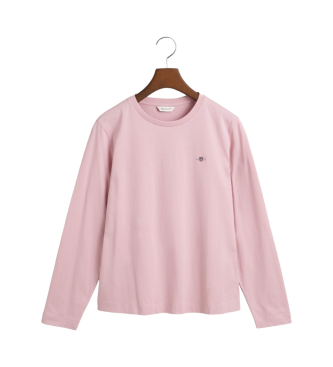 Gant Shield long sleeve t-shirt pink