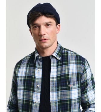 Gant Regular Fit Checked Green Shirt