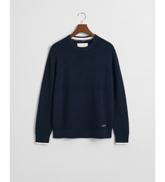 Gant Camisola com nervuras azul-marinho