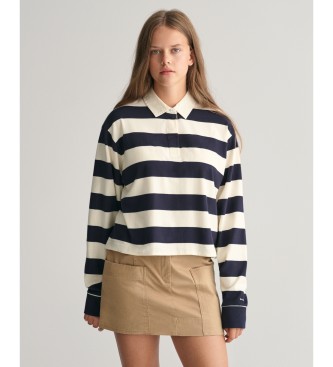 Gant Navy striped polo shirt