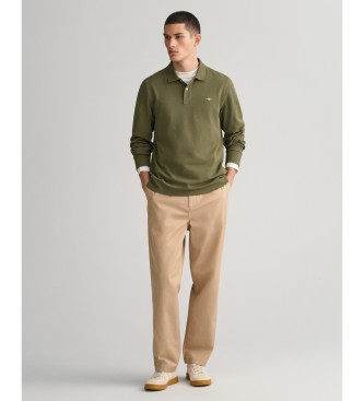 Gant Polo majica Shield pique zelena