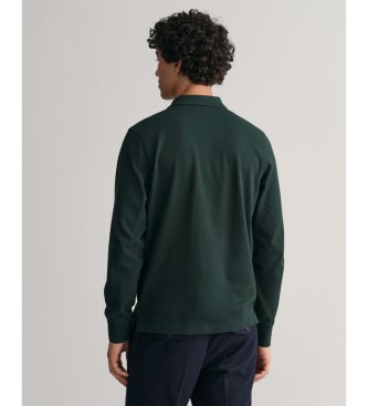 Gant Koszulka polo Shield pique zielona