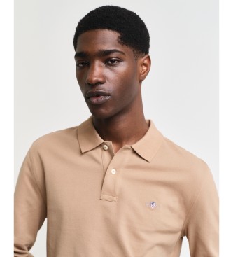 Gant Polo en piqu Shield beige