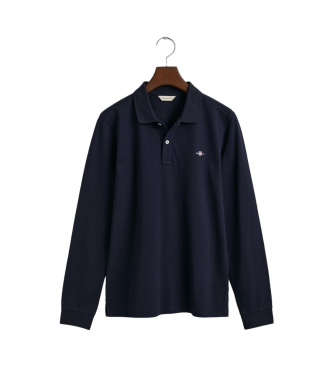 Gant Polo in piqu per ragazzi Navy Shield