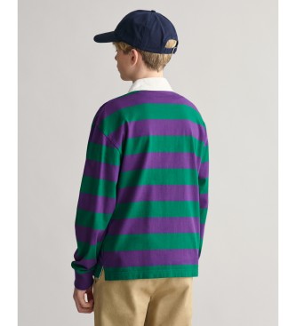 Gant Polo ray Shield Teens lilas, vert