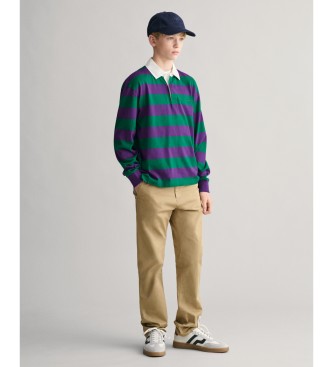 Gant Polo ray Shield Teens lilas, vert