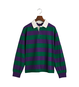 Gant Polo de rayas Shield Teens lila, verde