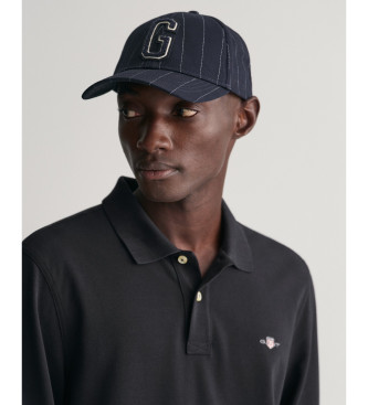 Gant Shield pique polo shirt sort