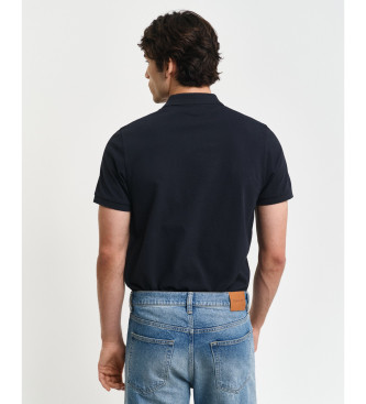 Gant Polo Tonal Shield czarny