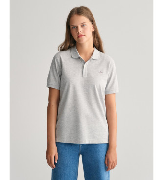 Gant Polo de piqu Shield Teens gris