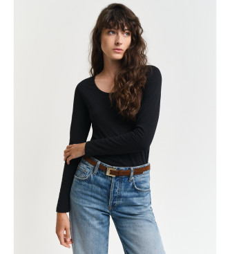 Gant T-shirt Scoop noir