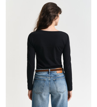 Gant T-shirt Scoop noir
