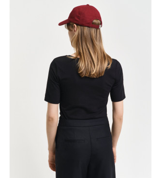 Gant Maglietta nera Scoop