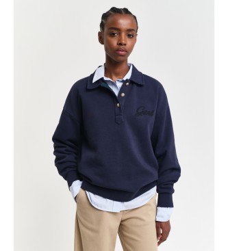 Gant Felpa con grafica Navy Script