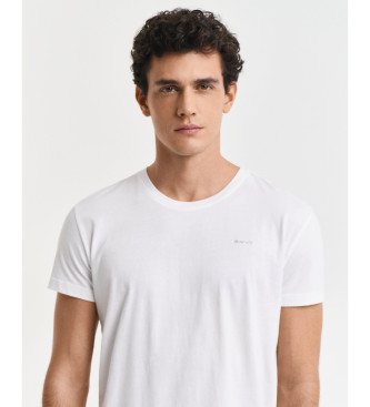 Gant Set of 2 navy crew neck t-shirts, white