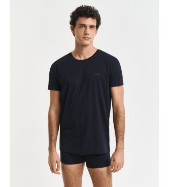 Gant Conjunto de 2 t-shirts de gola redonda preto, branco