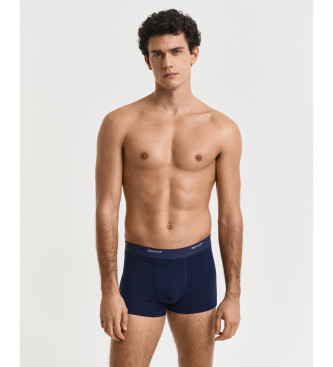 Gant 3er-Set marineblaue Boxershorts