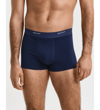 Gant 3er-Set marineblaue Boxershorts