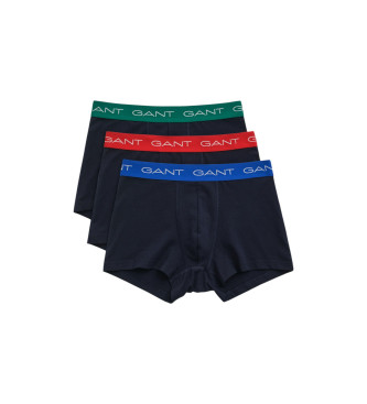 Gant 3er-Set marineblaue Boxershorts