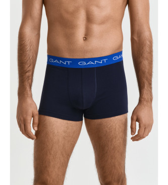 Gant 3er-Set marineblaue Boxershorts