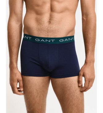 Gant Conjunto de trs boxers em azul marinho 