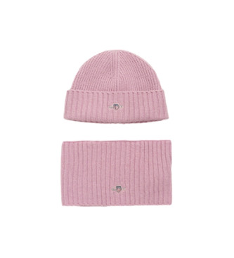 Gant Geschenkset mit rosa Hut und rosa Hschen